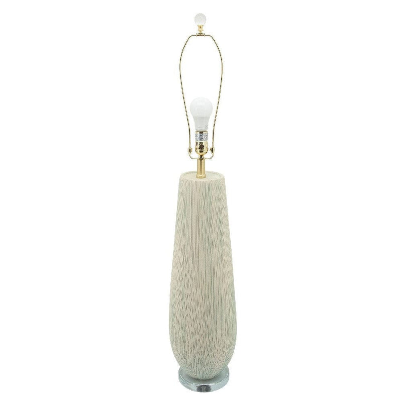 41 Inch Table Lamp with Natural Ceramic Body Off White-zoom-