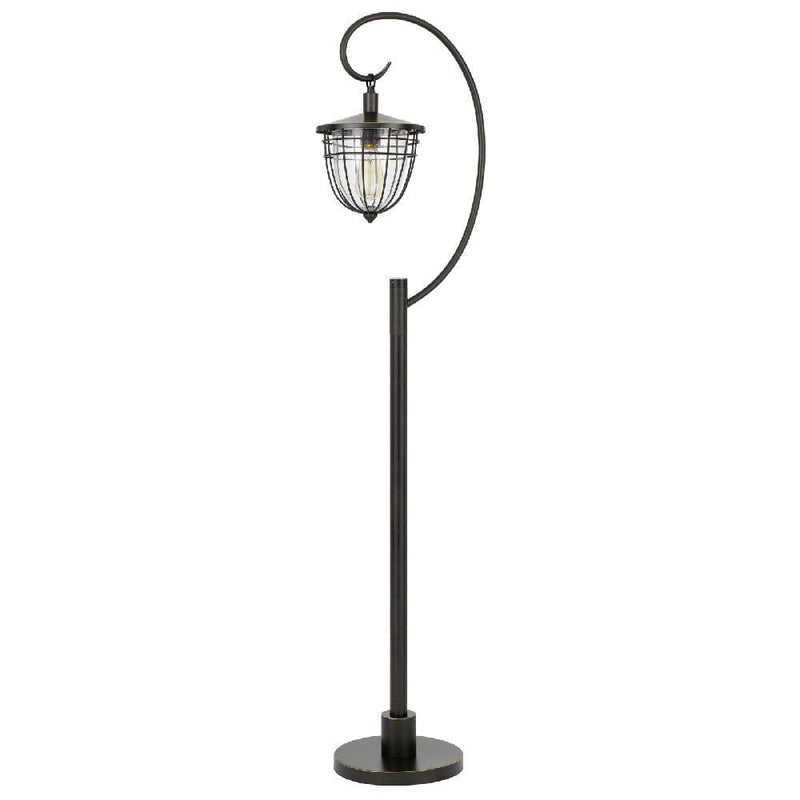 63 Inch Downbridge Lantern Metal Floor Lamp Bronze Black-zoom-