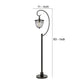 63 Inch Downbridge Lantern Metal Floor Lamp Bronze Black