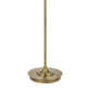 64 Inch Metal Floor Lamp With Pull Chain Switch Brass