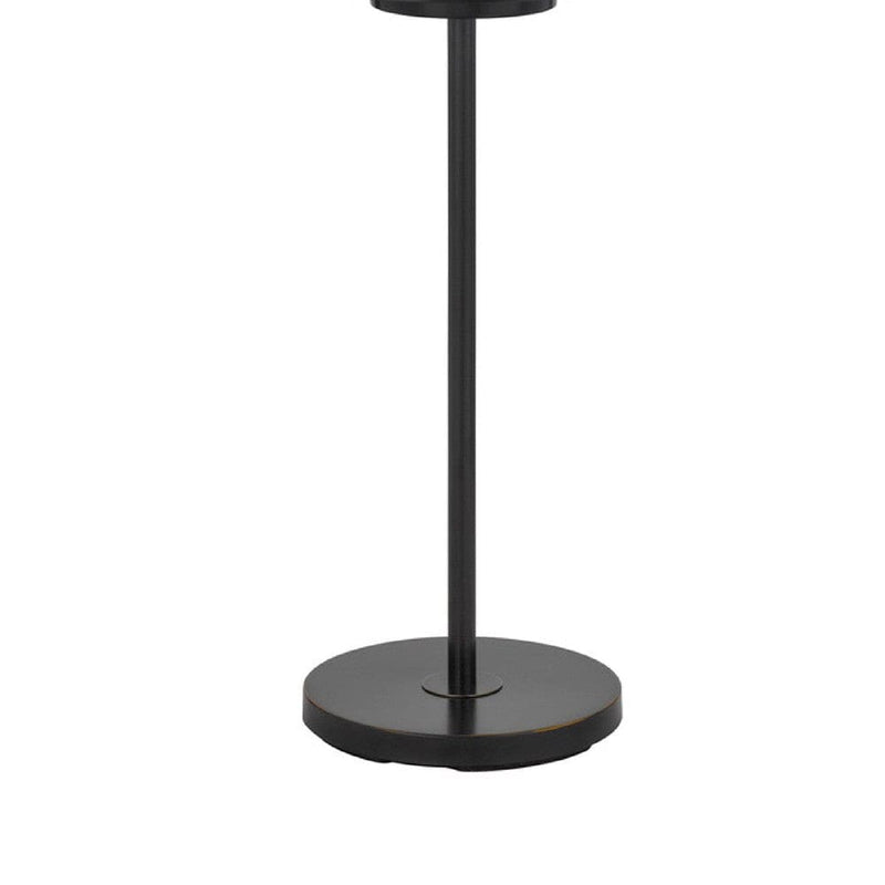 62 Inch Metal Floor Lamp Tray Dimmer 2 Usb Ports Bronze-zoom-