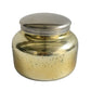 7 Inch Candle With Pot Shape Case With A Lid Gold