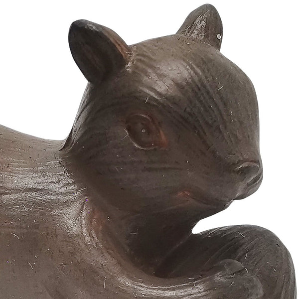 7 Inch Resin Accent Decor With Sitting Squirrel And Acorn Nut Brown-zoom-4