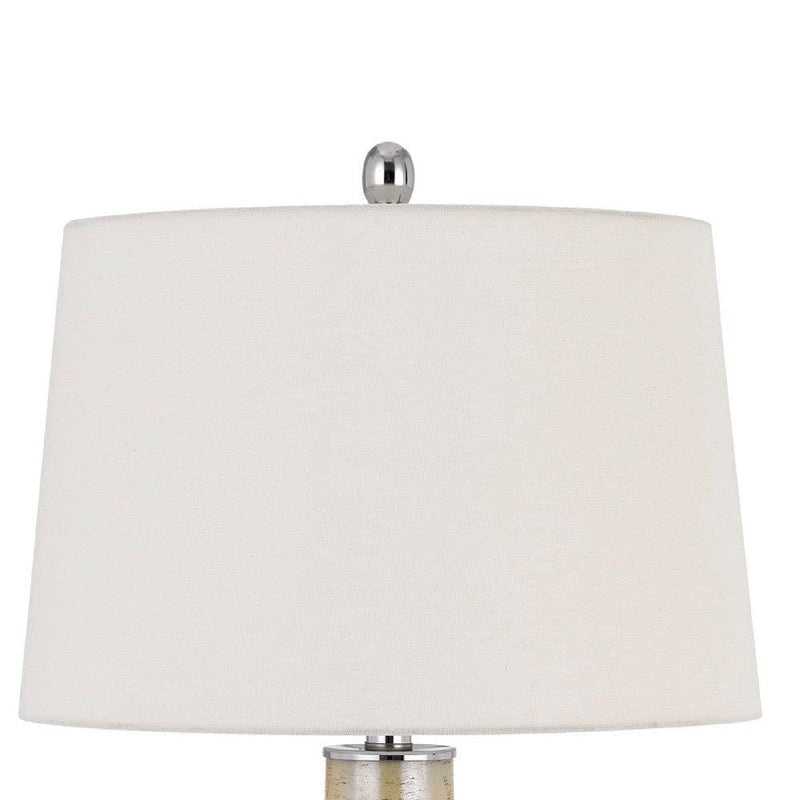 29 Inch Ceramic Table Lamp with Dimmer Floral Base Olive-zoom-