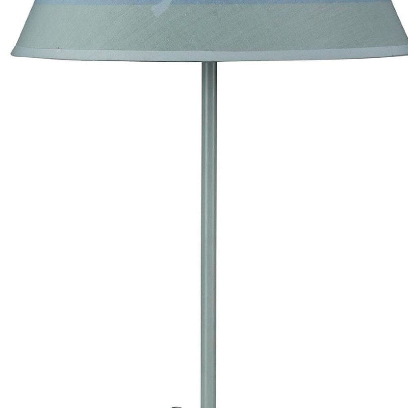 21 Inch Youth Soccer Table Lamp with Cone Shade Blue-zoom-