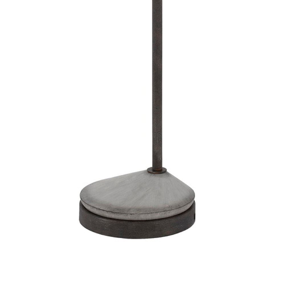 60 Inch Floor Lamp With Dimmer Sitting Bird Design Black-zoom-4