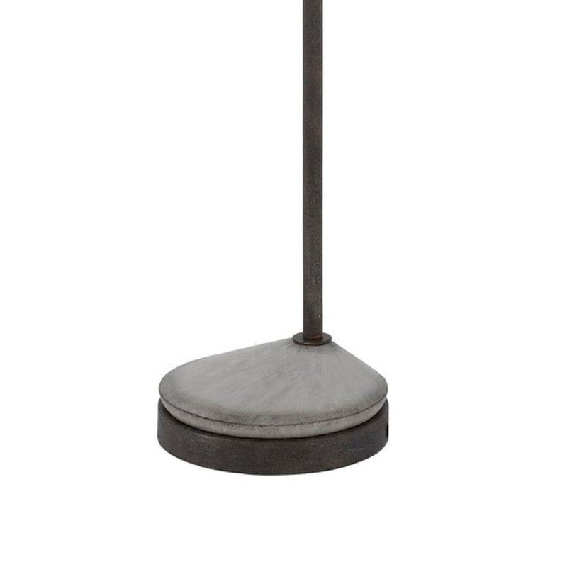 60 Inch Floor Lamp With Dimmer Sitting Bird Design Black-zoom-