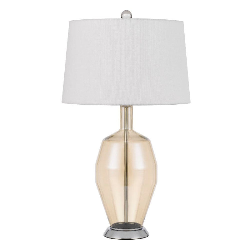 29 Inch Table Lamp Smoked Glass Vase Design Base Dimmer-zoom-
