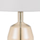 29 Inch Table Lamp Smoked Glass Vase Design Base Dimmer