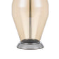29 Inch Table Lamp Smoked Glass Vase Design Base Dimmer