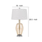 29 Inch Table Lamp Smoked Glass Vase Design Base Dimmer