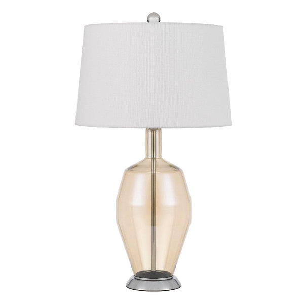 29 Inch Table Lamp Smoked Glass Vase Design Base Dimmer