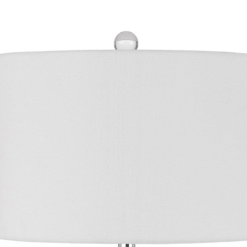 30 Inch Glass Table Lamp Striped Bottle Base Dimmer Blue-zoom-