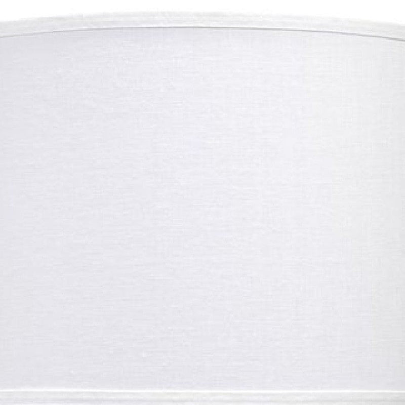 28 Inch Ceramic Table Lamp with Faceted Base White and Gray-zoom-