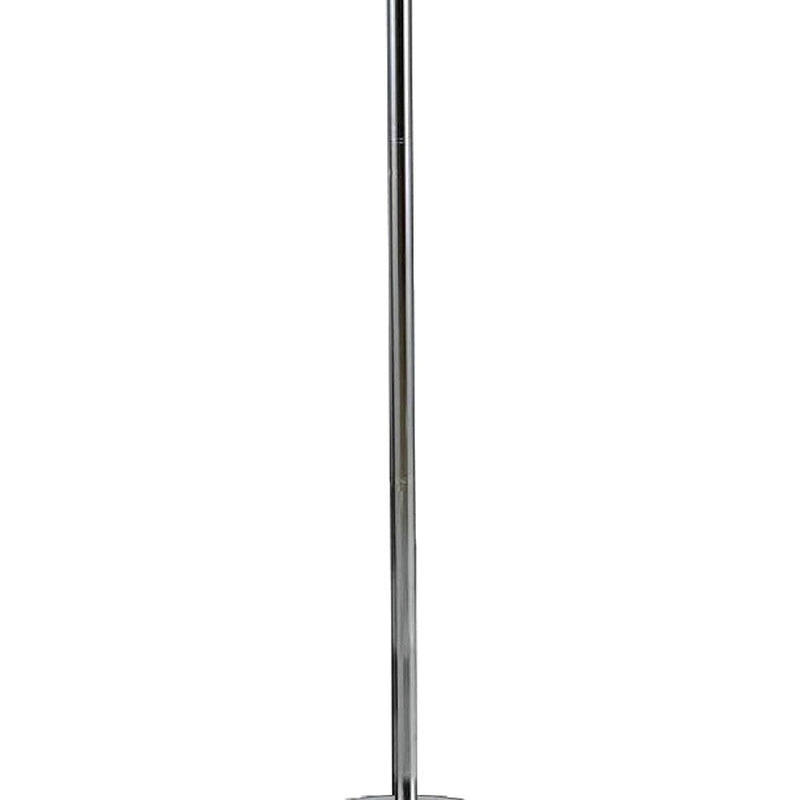 Bob 63 Inch Floor Lamp Pleated Shade Crystal Droplets White-zoom-