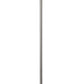 Gene 61 Inch Floor Lamp 3 Layered Crystal Shade Black