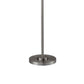 Gene 61 Inch Floor Lamp 3 Layered Crystal Shade Black