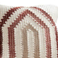 18 Inch Decorative Throw Pillow Cover Knitted Geometric Pattern White