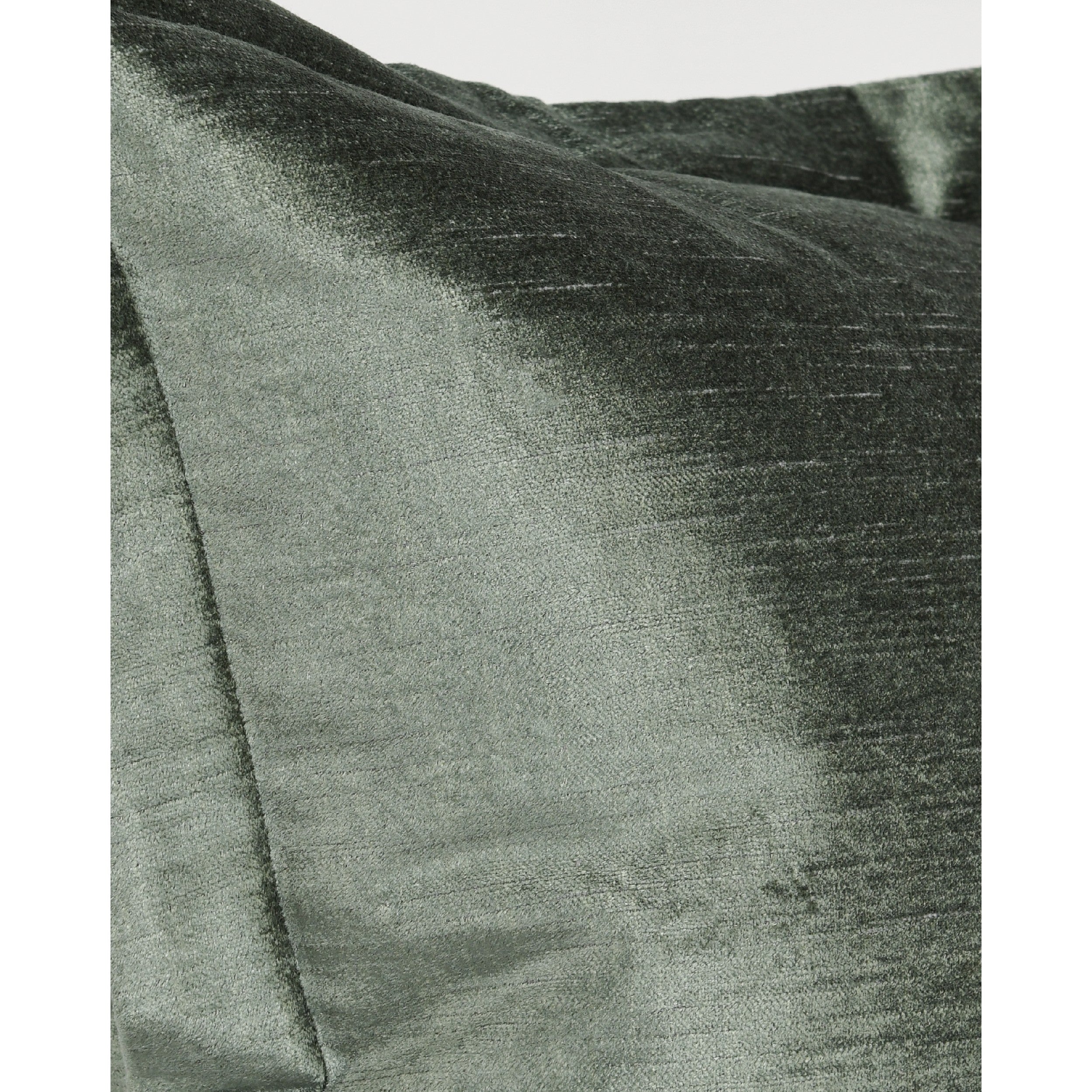 Brad 22 Inch Square Velvet Decorative Throw Pillow Flanged Finish Green-zoom-4