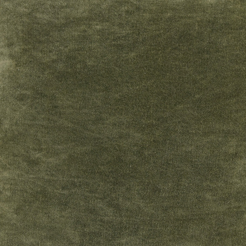 Hillary 18 Inch Square Velvet Decorative Throw Pillow Welt Cord Green-zoom-