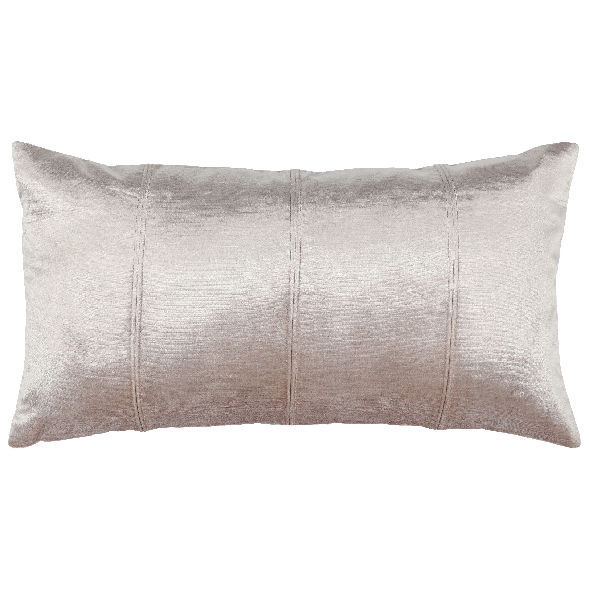 Chad 26 Inch Velvet Decorative Lumbar Throw Pillow Plush Soft Pink
