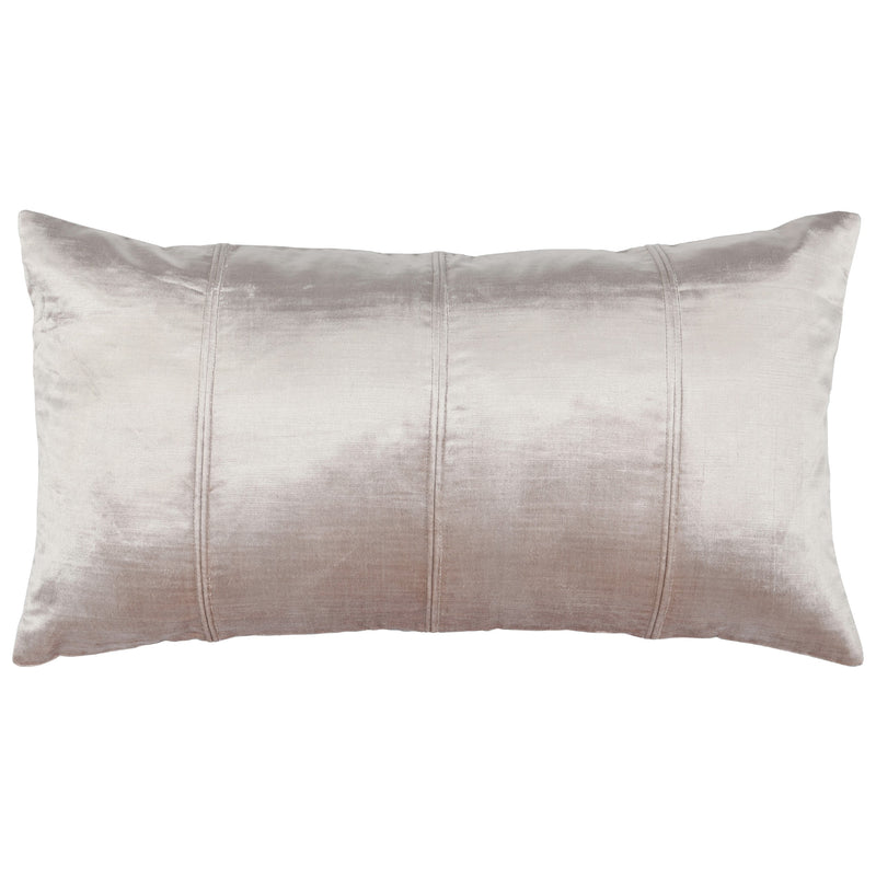 Chad 26 Inch Velvet Decorative Lumbar Throw Pillow Plush Soft Pink-zoom-
