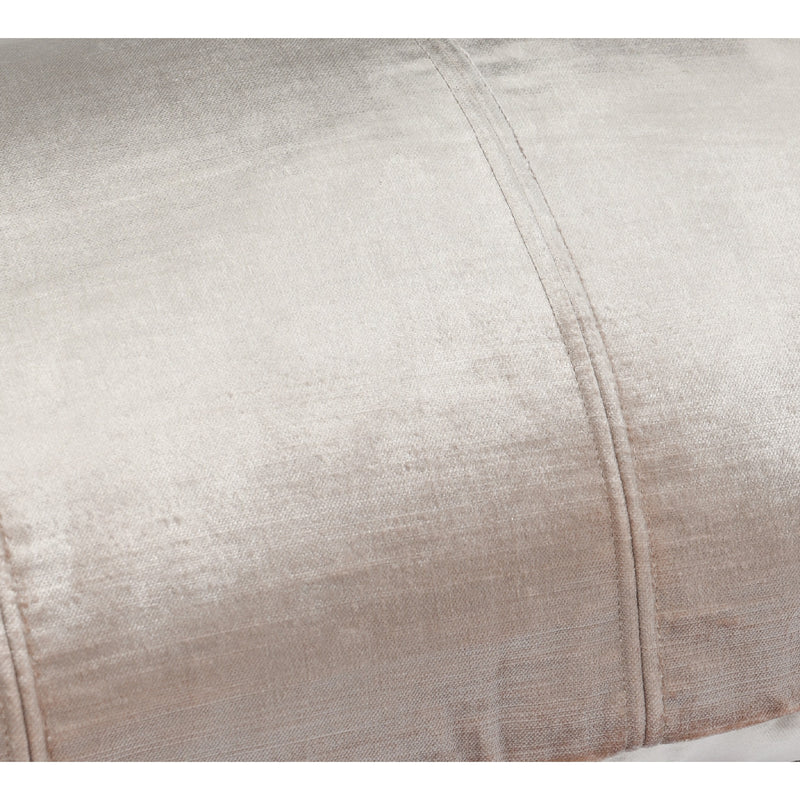 Chad 26 Inch Velvet Decorative Lumbar Throw Pillow Plush Soft Pink-zoom-