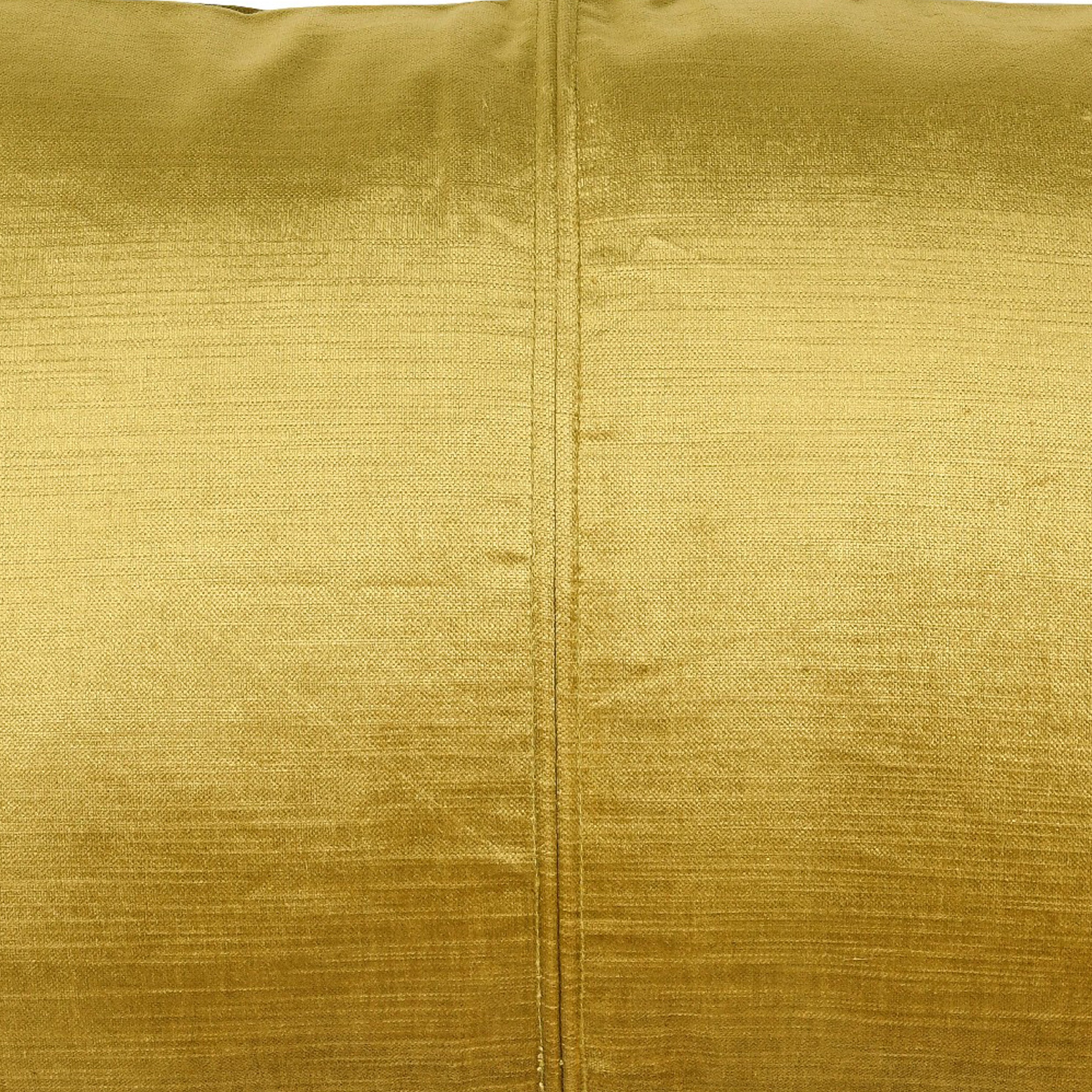 Chad 26 Inch Velvet Decorative Lumbar Throw Pillow Plush Gold-zoom-4