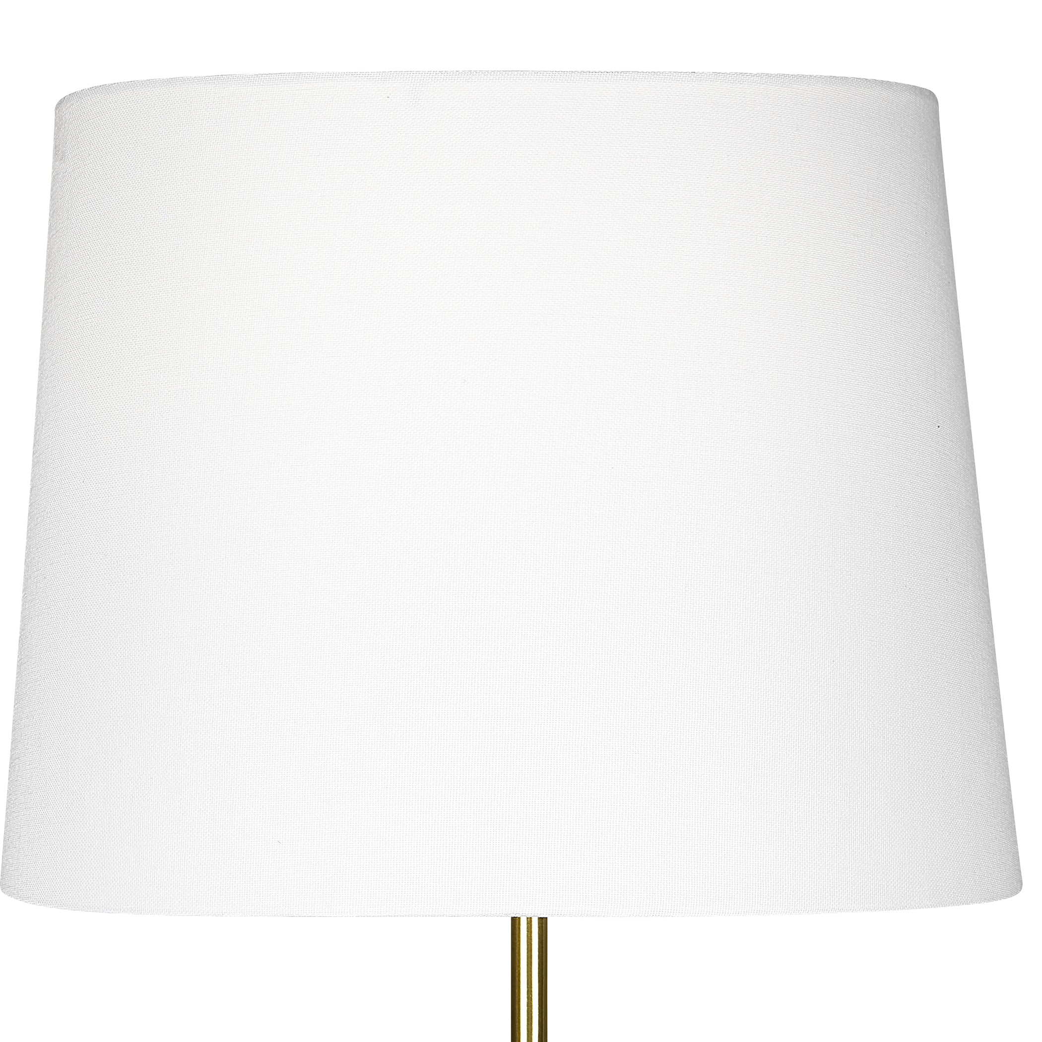 22 Inch Ceramic Table Lamp Sphere Base White Gold-zoom-3