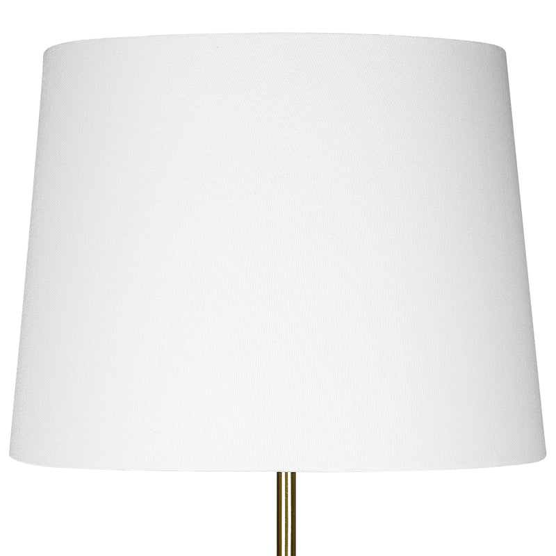 22 Inch Ceramic Table Lamp Sphere Base White Gold-zoom-