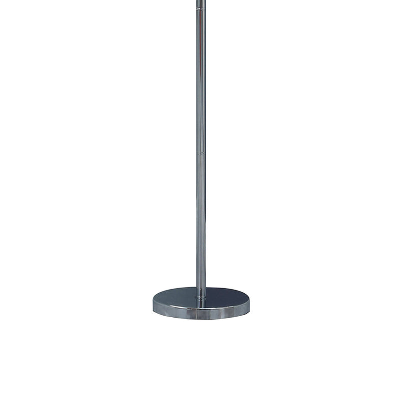 Finn 63 Inch Glamorous Floor Lamp Rose Accent Shade 100w Purple Silver-zoom-