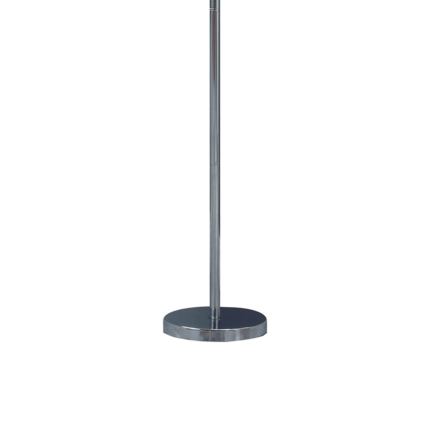 Finn 63 Inch Glamorous Floor Lamp Rose Accent Shade 100w Purple Silver
