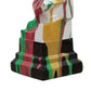 Cid 15 Inch Modern Polyresin Deer Sculpture Decor Faceted Multicolor