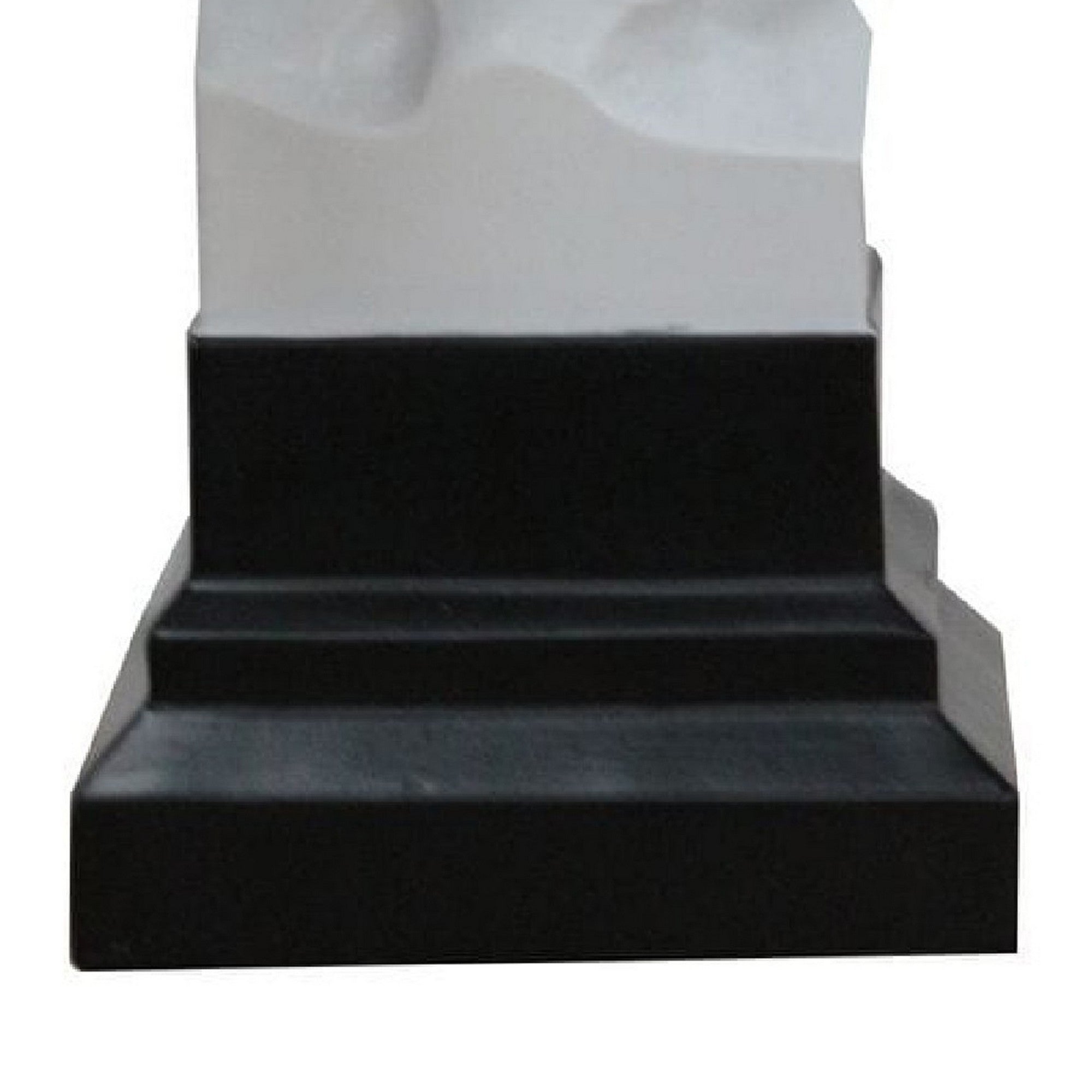 Cid 12 Inch Modern Polyresin Stallion Horse Head Sculpture Decor White-zoom-4