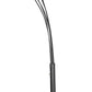 92 Inch Modern Floor Lamp 5 Dome Shades Dimmer Switch Black