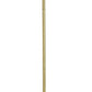 60 Inch Modern Floor Lamp Dome Shade Round Metal Base Brass