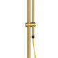 58 Inch Metal Floor Lamp Adjustable Height Chain Switch Antique Brass