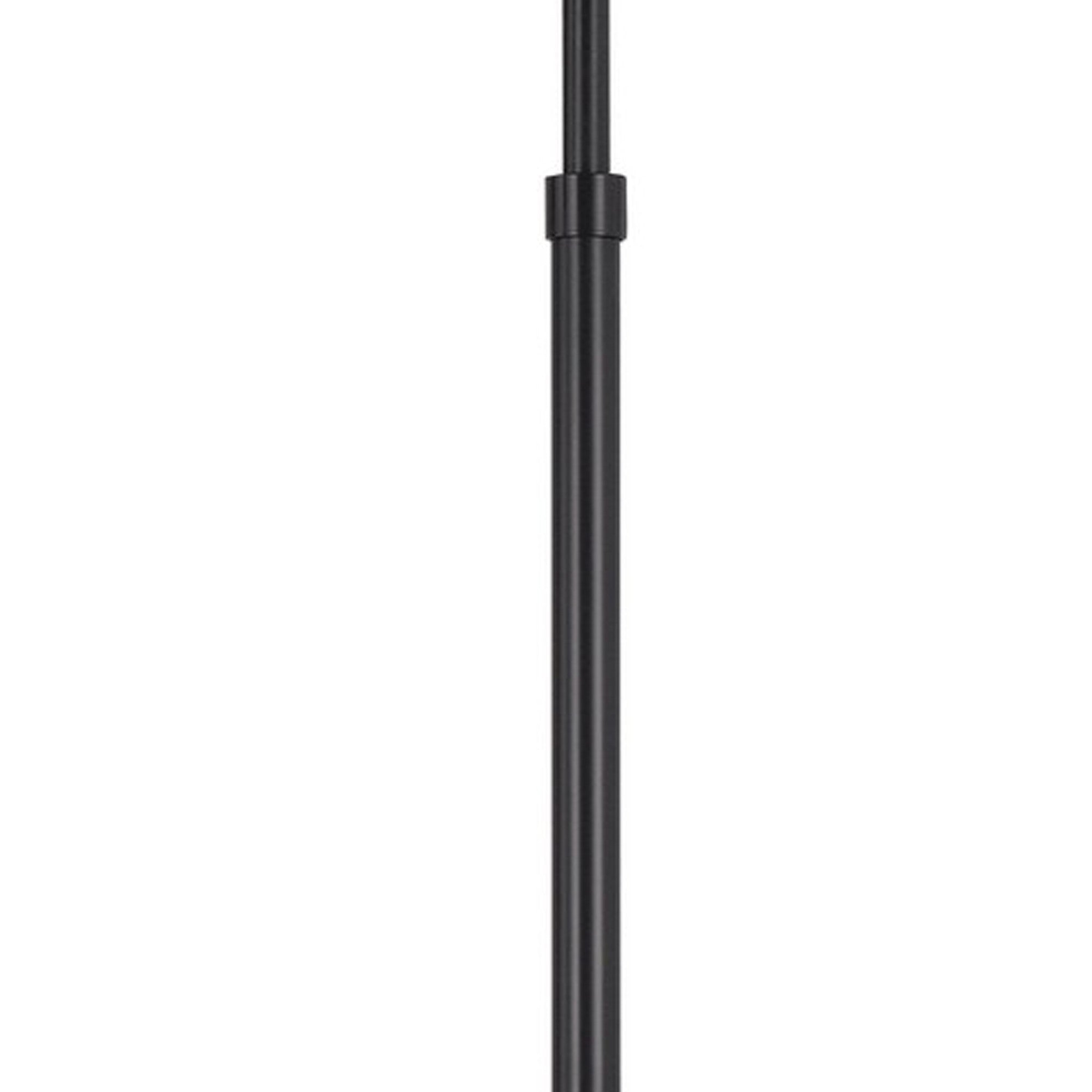 74 Inch Adjustable Floor Lamp Led Light Inverted Metal Base Dark Bronze-zoom-3