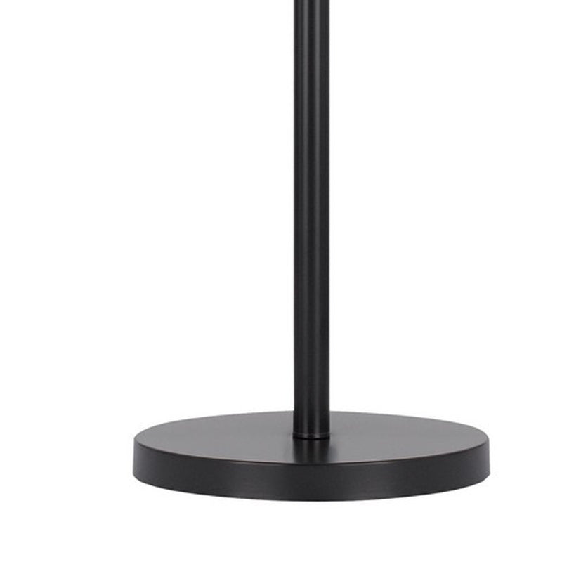 74 Inch Adjustable Floor Lamp Led Light Inverted Metal Base Dark Bronze-zoom-
