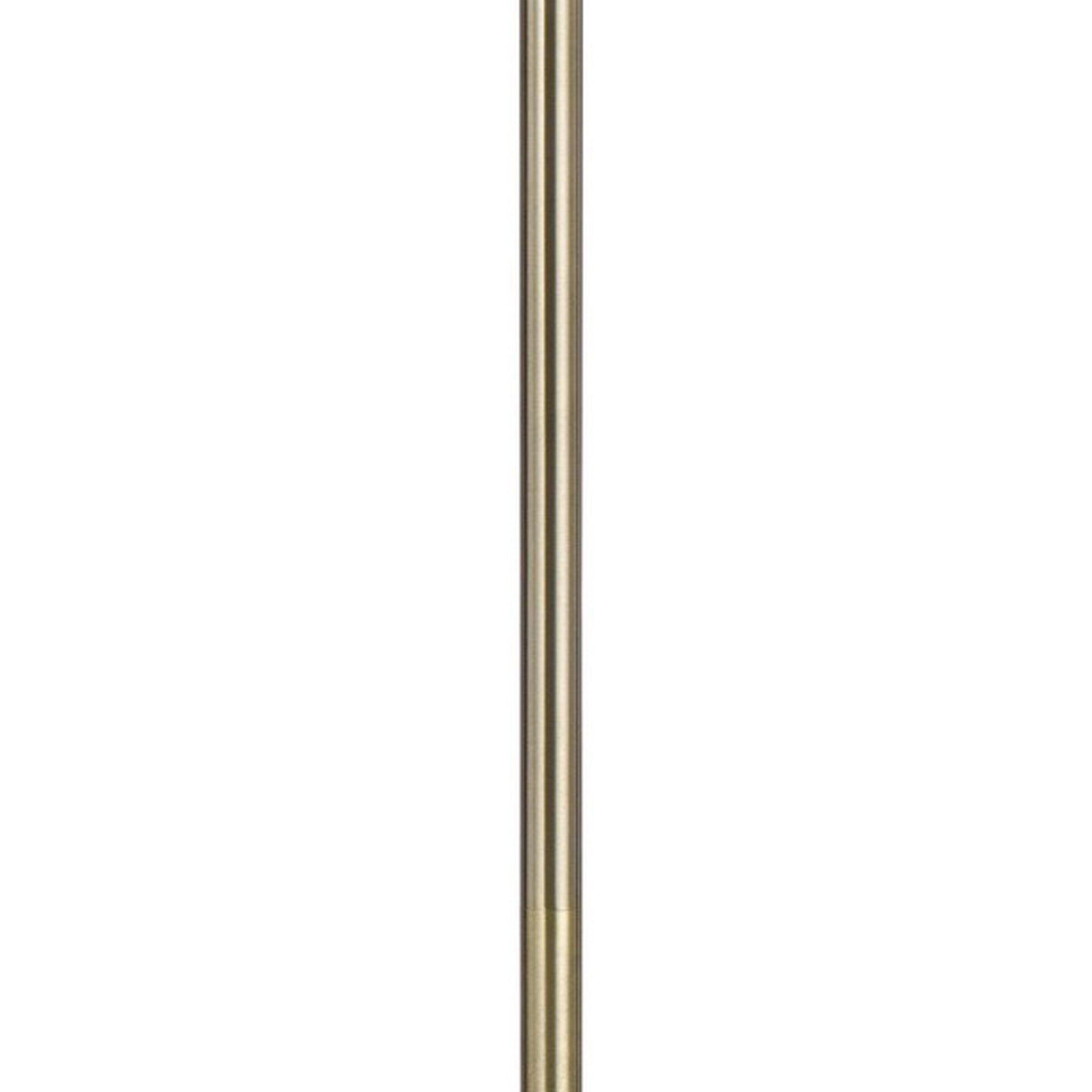 66 Inch Adjustable Arc Floor Lamp Dome Shade Dark Bronze Antique Brass-zoom-3