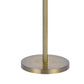 66 Inch Adjustable Arc Floor Lamp Dome Shade Dark Bronze Antique Brass