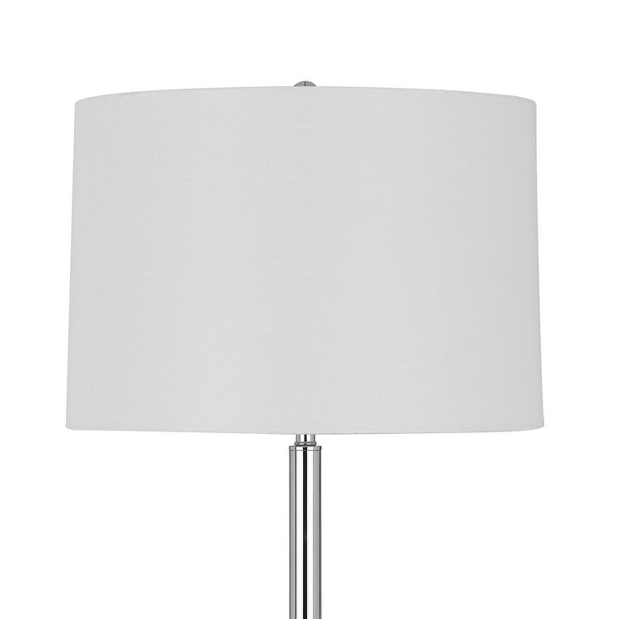 Charlie 61 Inch Modern Floor Lamp Wood Table 1 Usb Glossy White Brown-zoom-2