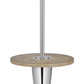 Charlie 61 Inch Modern Floor Lamp Wood Table 1 Usb Glossy White Brown
