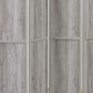 70 Inch Modern 4 Panel Folding Screen Room Divider, Rustic Gray Wood Finish