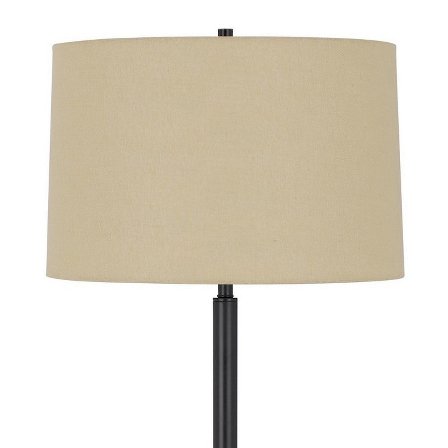61 Inch Modern Floor Lamp Glass Tray Table 1 Usb Port Antique Silver