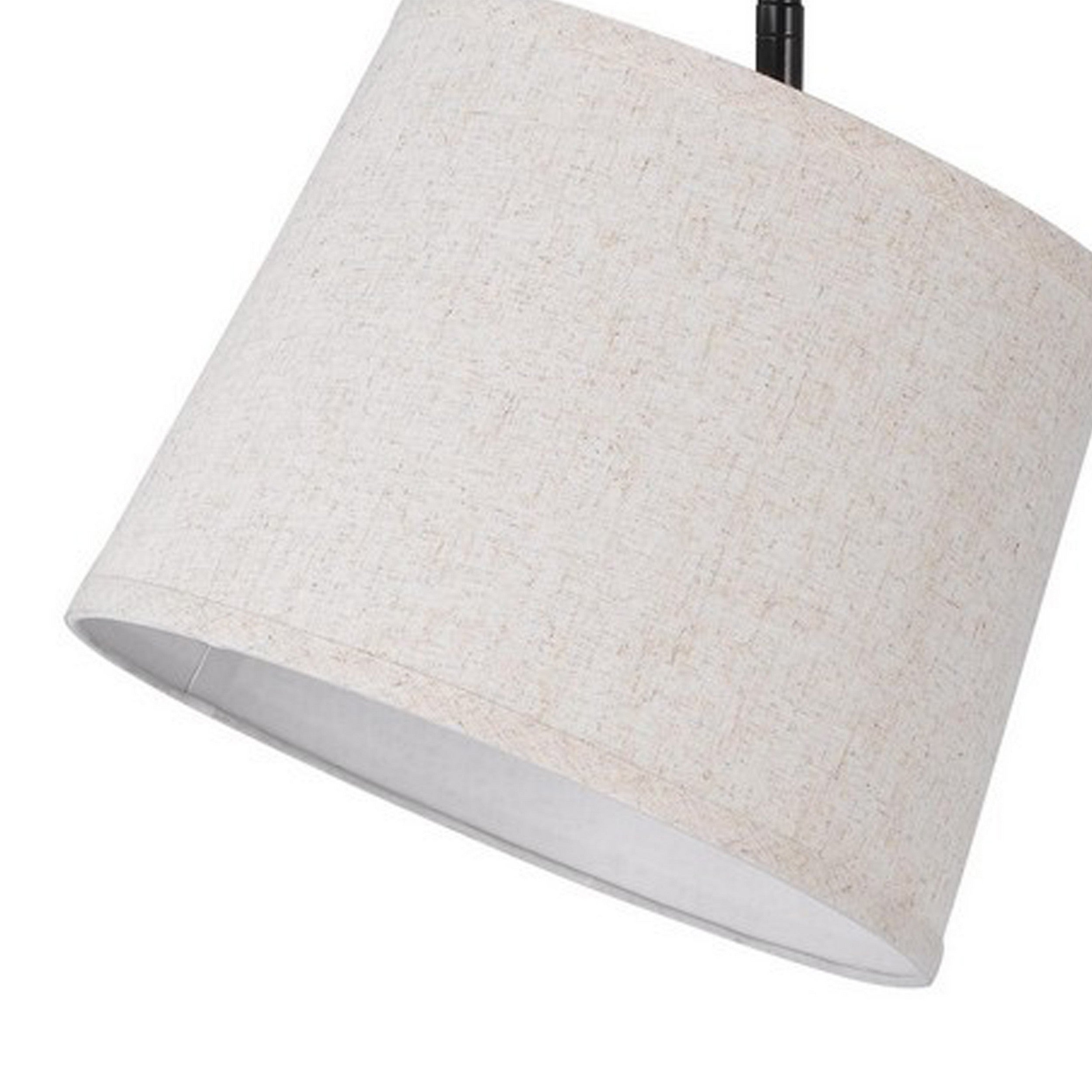 63 Inch Floor Lamp Adjustable Shade Metal Base Dark Bronze-zoom-2