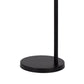 61 Inch Modern Floor Lamp Hanging Mesh Shade Metal Base Black