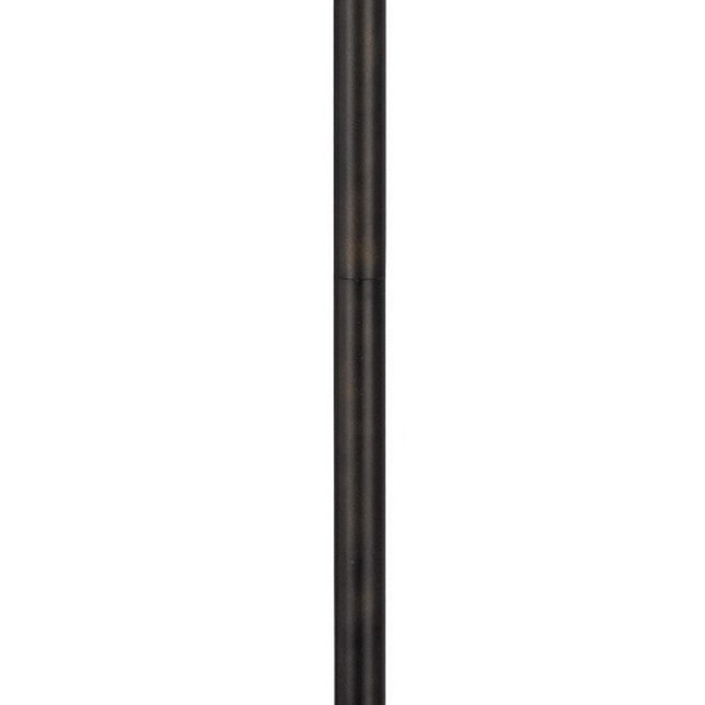 Eli 60 Inch Tiffany Style Floor Lamp Glass Shade Metal Base Antique Bronze