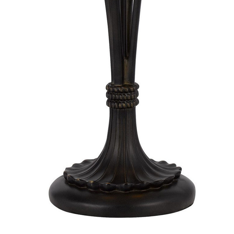 Xia 26 Inch Tiffany Style Vintage Table Lamp Glass Shade Antique Bronze-zoom-