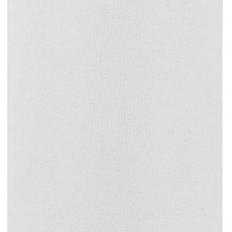Liam 25 Inch Modern Wall Lamp Hardback Fabric Shade 1 Led Metal Silver-zoom-